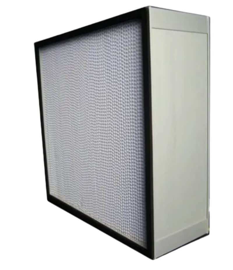 Medium Efficiency Box Filter With Clapboard
