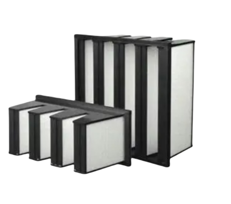 High-efficiency Non-partition V-type Filter
