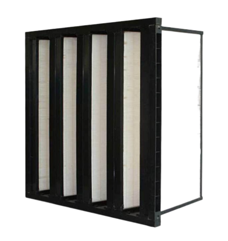 High-efficiency Non-partition V-type Filter