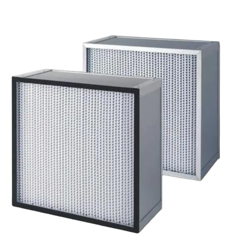 medium efficiency box filter with clapboard 
