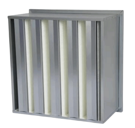 no partition box type v type filter