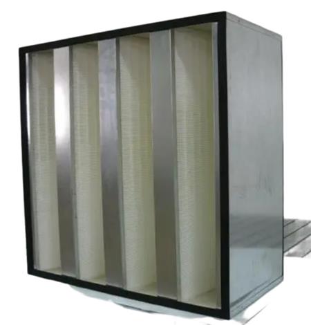 no partition box type v type filter
